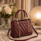 Elegant Quilted Chain Tote Handbag with Crossbody Strap (Copy)