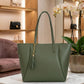 Large Capacity Olive Green Shoulder Tote Bag