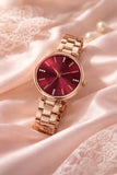 Rose Gold Ruby Watch ✨ | Chic & Affordable Luxury